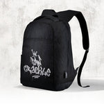 Ghiozdan "Raw Crackle" Black
