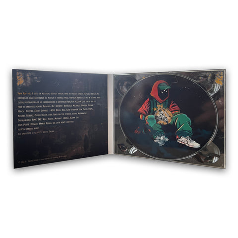 Pachet Stickere + Album David Skunk - Raw Rap Vol. 1 (CD GRATUIT)